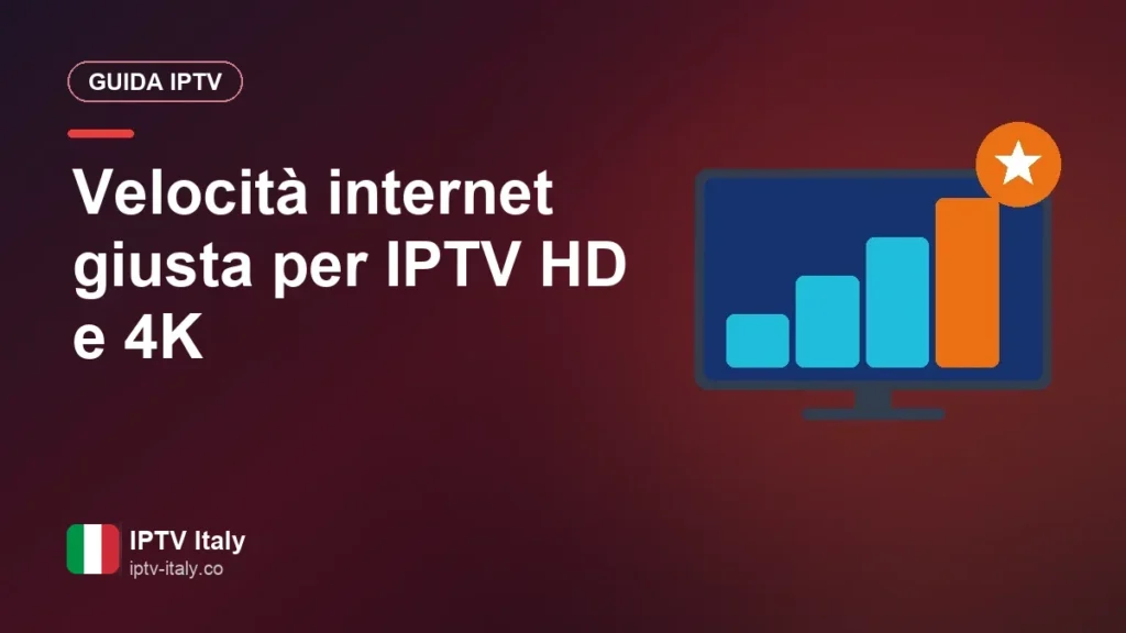 Quanta velocità internet serve all'IPTV in HD e in 4K? Velocità internet giusta per IPTV HD e 4K